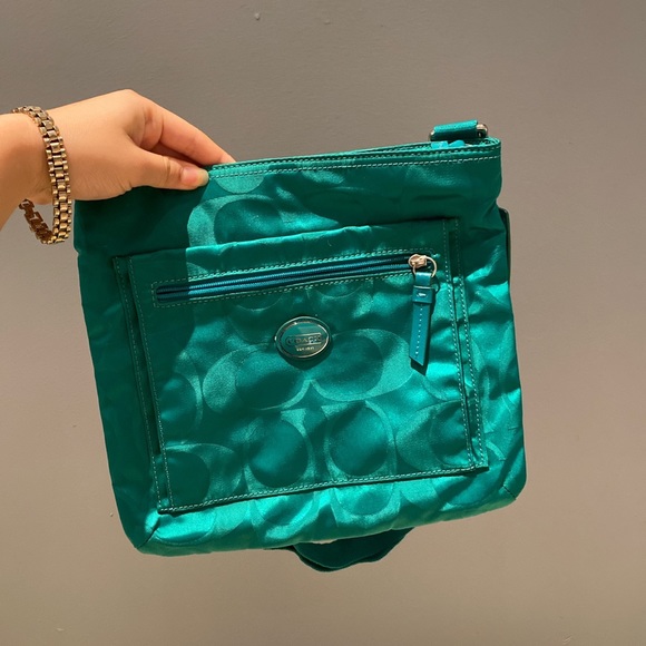 Coach Bags Coach Emerald Green Crossbody Poshmark